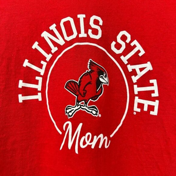 Champion Women Illinois State Mom T-Shirt Redbirds Short Sleeve Crew Neck S - Picture 8 of 11